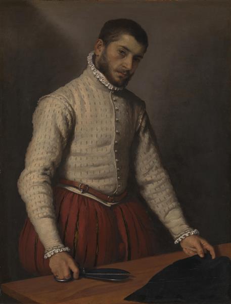 The Tailor ('Il Tagliapanni'), c.1565 - 1570 - Джованні Баттіста Мороні