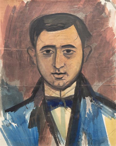 Портрет чоловіка, 1909 - Михайло Бойчук
