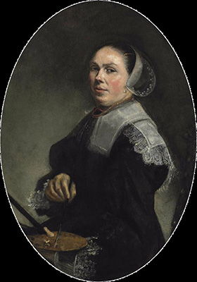 Self portrait, c.1653 - Judith Leyster