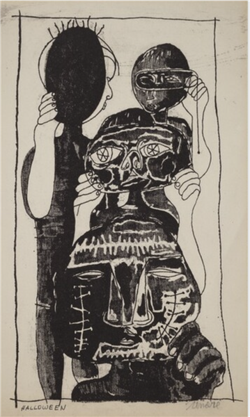 Halloween, 1949 - Andy Warhol