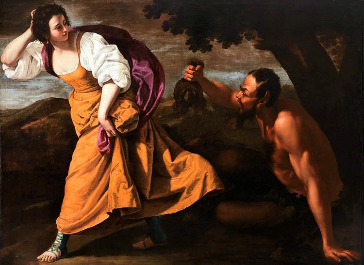 Corisca and the Satyr, 1635 - 1637 - 阿尔泰米西娅·真蒂莱斯基