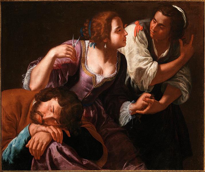 Samson and Delilah, 1630 - 1638 - Artemisia Gentileschi