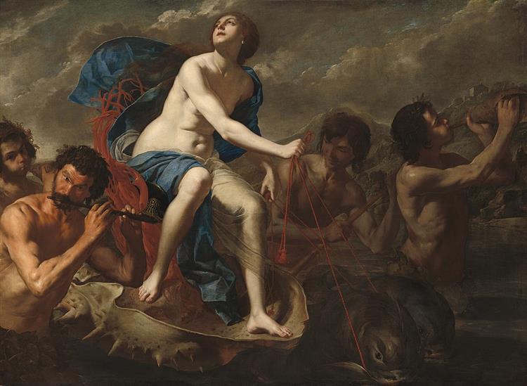 Bernardo Cavallino, The Triumph of Galatea, c.1650 - 阿尔泰米西娅·真蒂莱斯基
