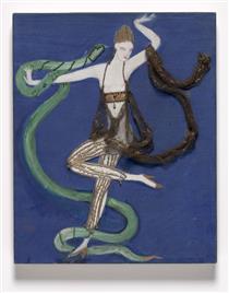 Costume Design (Euridice and the Snake) for the Artist's Ballet Orphée of the Quat Z Arts - Florine Stettheimer