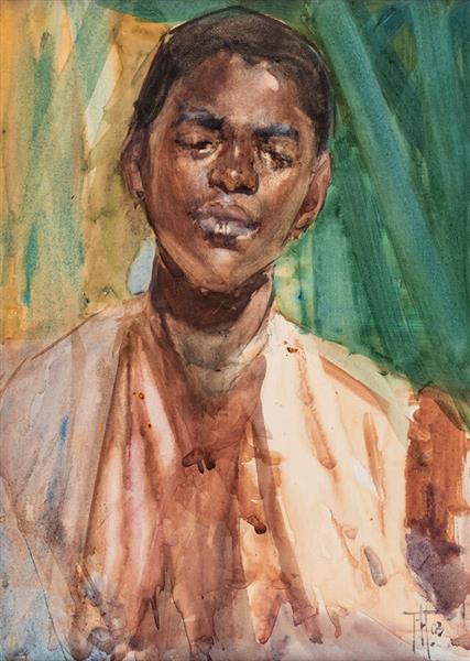 Study of a Sudanese, 1903 - Frances Mary Hodgkins