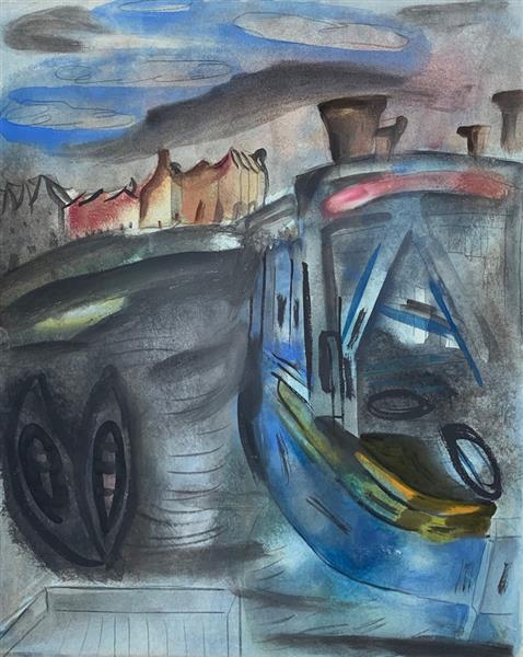 Blue Barge, c.1932 - Frances Hodgkins