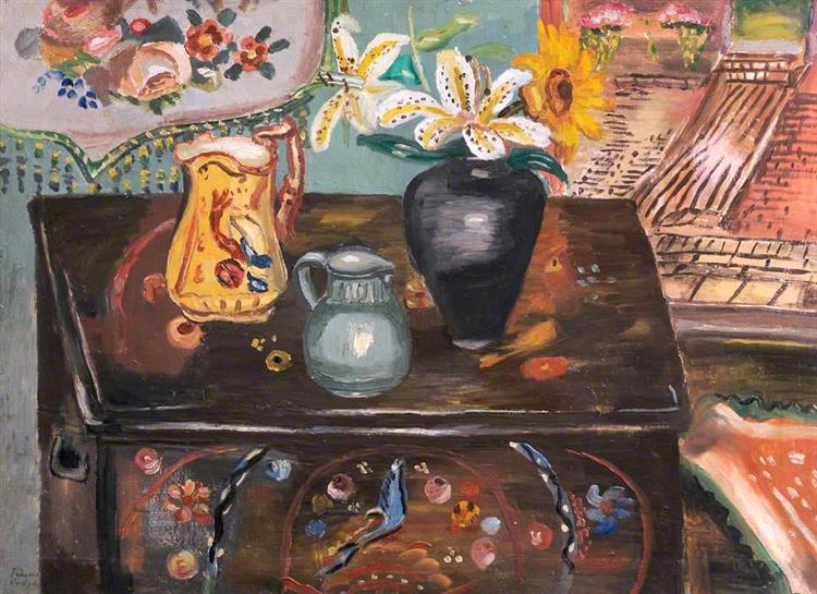 The Painted Chest, William Evans Bequest, Bangor University, 1938 - Frances Mary Hodgkins