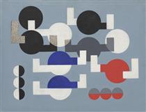 Composition of Circles and Overlapping Angles - Sophie Taeuber-Arp
