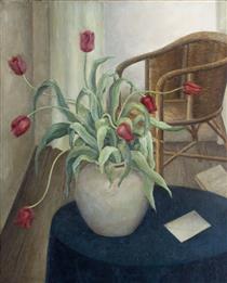 Still Life with Tulips - Nola Hatterman