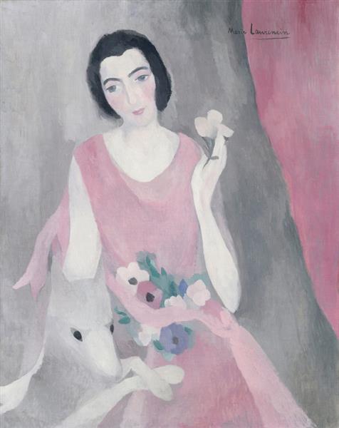 Portrait of Madame Paul Guillaume, 1928 - 瑪麗·羅蘭珊