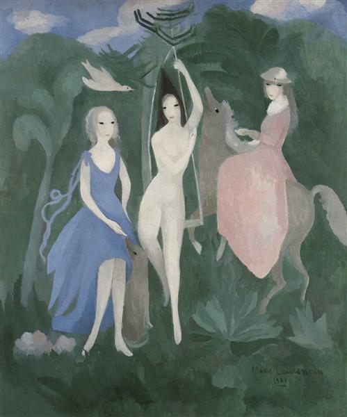 The Three Graces, 1921 - 瑪麗·羅蘭珊