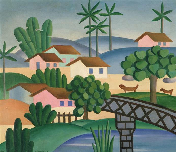 Landscape with Bridge, 1931 - Tarsila do Amaral