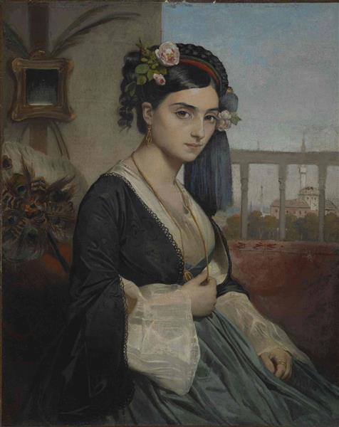 Oriental Lady, 1865 - Марк Габриэль Шарль Глейр