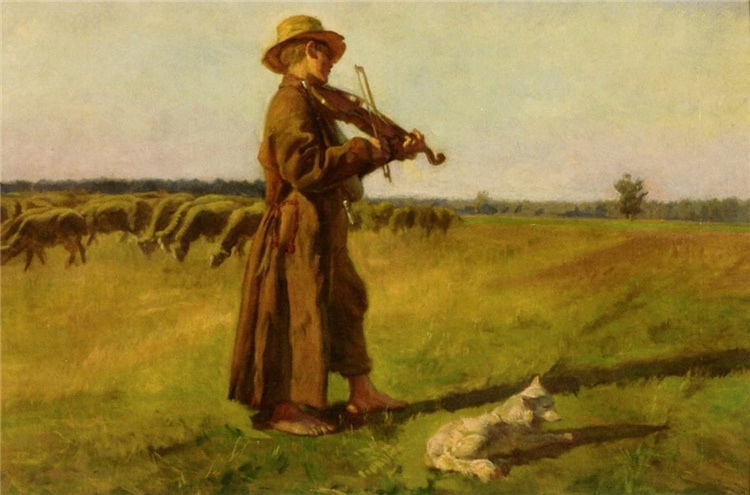 Shepherd, 1897 - Józef Chełmoński