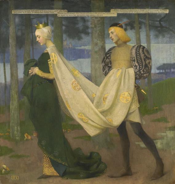 The Queen and the Page, 1896 - Marianne Stokes