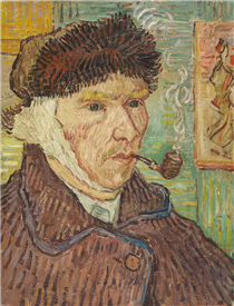 Self-portrait with a Bandaged Ear and Pipe - Vincent van Gogh