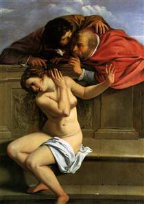 Susanna und die Ältesten - Artemisia Gentileschi