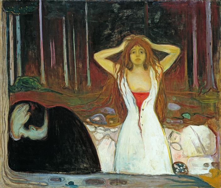 Ashes, 1894 - Edvard Munch