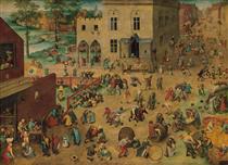 Die Kinderspiele - Pieter Bruegel der Ältere