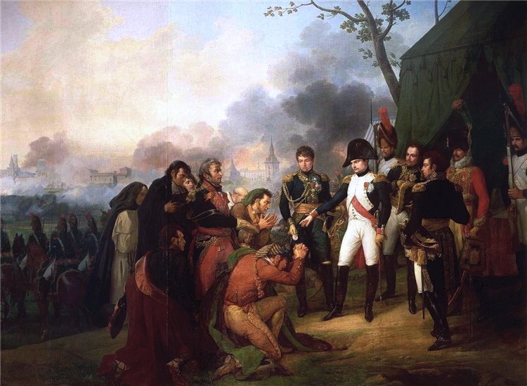 Napoleon at the gates of Madrid. 3 December 1808, 1810 - Antoine Charles Horace Vernet