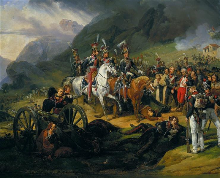 The Battle of Somosierra, Peninsular War, 30 November 1808, 1816 - Орас Верне