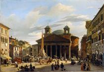 Piazza del Pantheon (Piazza della Rotonda), Rome - Giacomo Caneva