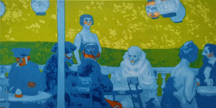 Blue Night (hopper), 2024 - Gregorio Undurraga