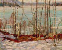 Frozen Lake, Early Spring, Algonquin Park - A. Y. Jackson