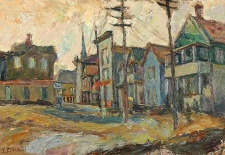 Cloudy Day, Bridgeport, Connecticut, 1939 - Abraham Manievich