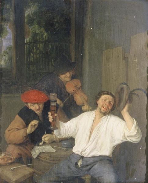 The Merry Drinkers, 1659 - Adriaen van Ostade