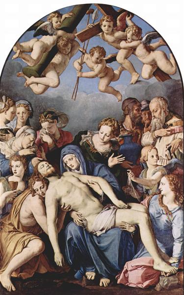 Deposition from the Cross, 1545 - Аньоло Бронзино