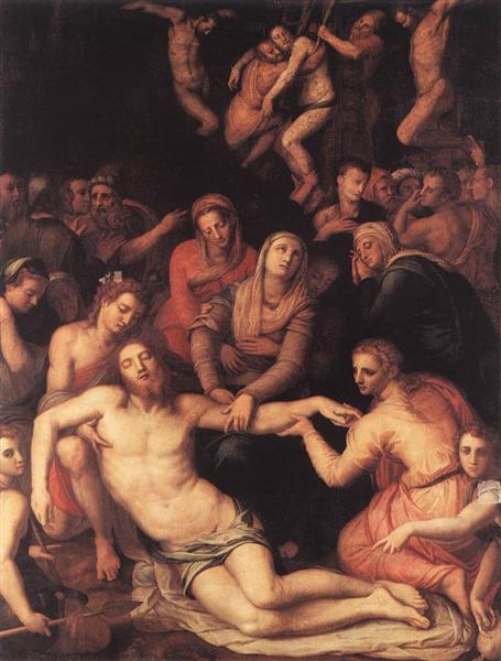 Deposition from the Cross, 1565 - Аньоло Бронзино