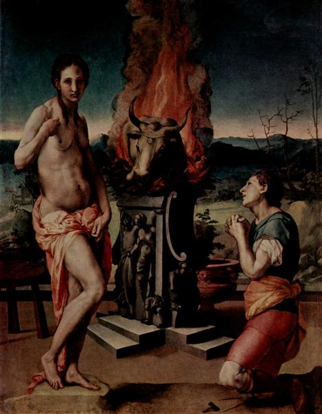 Galatea and Pygmalion, c.1530 - Аньоло Бронзино