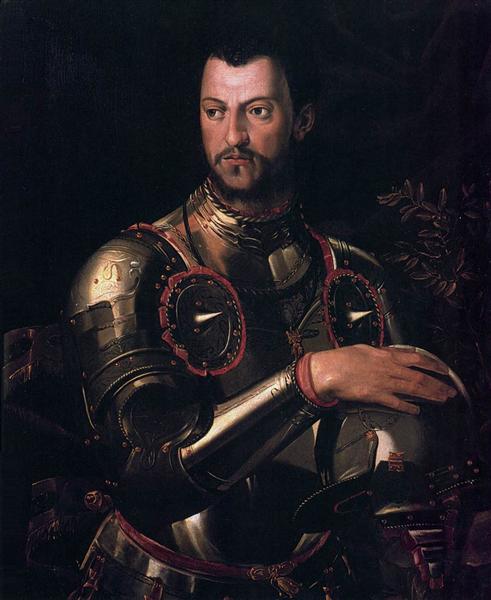 Portrait of Cosimo I de' Medici, c.1550 - Аньоло Бронзіно