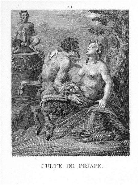 Religion of Priapus - Agostino Carracci