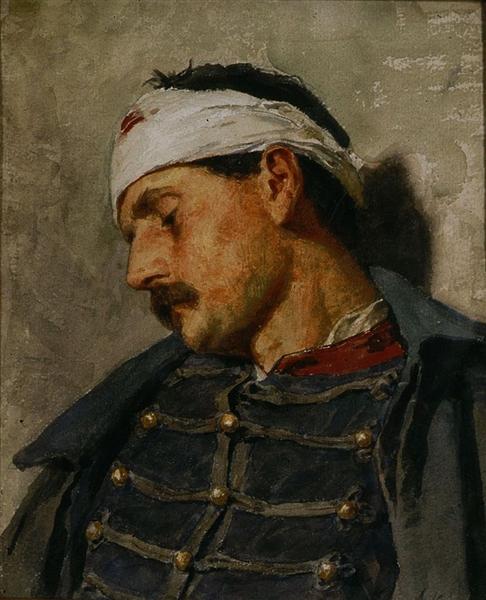 Wounded Soldier - Albrecht Anker
