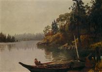 Fishing on the Northwest Coast - Albert Bierstadt
