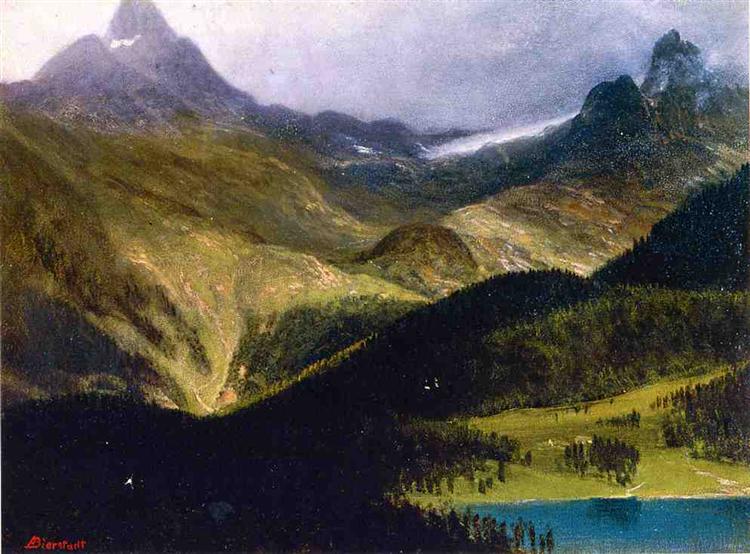 Mountain Landscape - Альберт Бірштадт