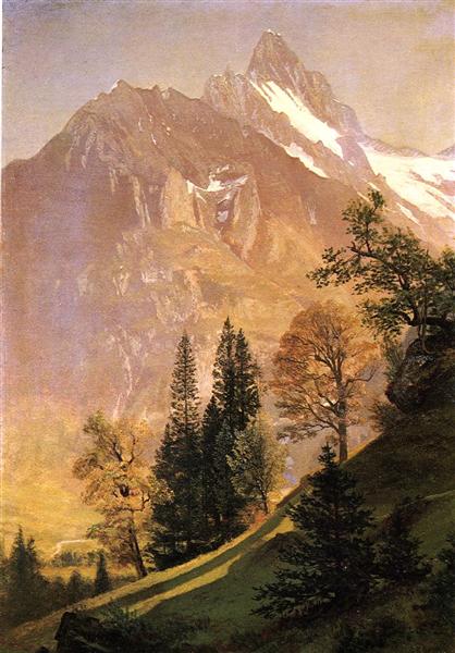Mountain Landscape - Альберт Бирштадт
