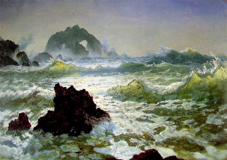 Seal Rock, California, c.1872 - Albert Bierstadt