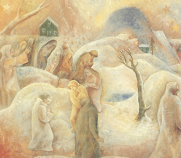 Pilgrims in the Snow, 1925 - Albert Bloch