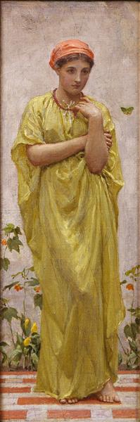 A Study in Yellow, c.1880 - Albert Joseph Moore