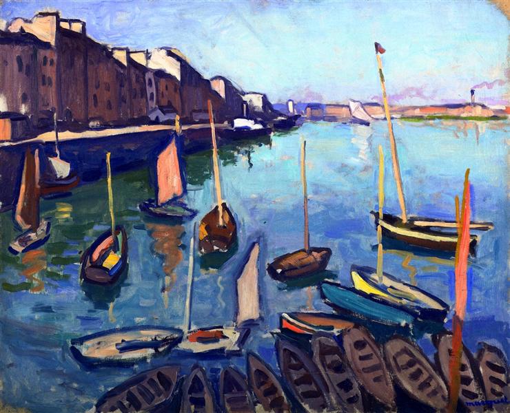 The Port, Le Havre, 1906 - Альбер Марке