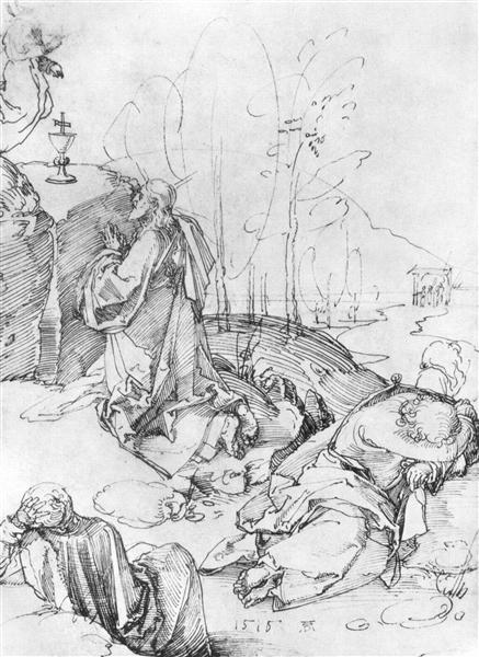 Христос на масличной горе, 1515 - Альбрехт Дюрер