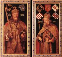 Emperor Charlemagne and Emperor Sigismund - Albrecht Durer