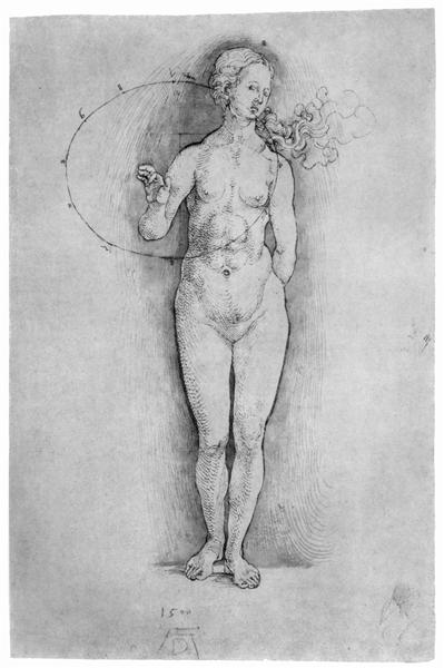 Female Nude, 1506 - Альбрехт Дюрер