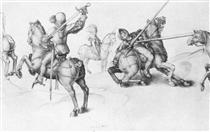 Fencing Reiter - Albrecht Dürer