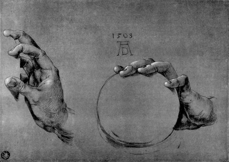 Hand of God the Father - Альбрехт Дюрер