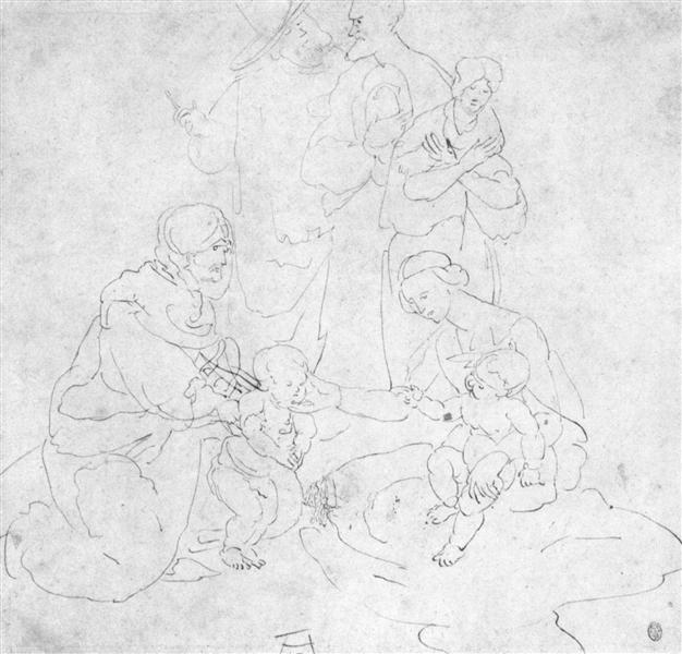 Holy Family - Albrecht Dürer