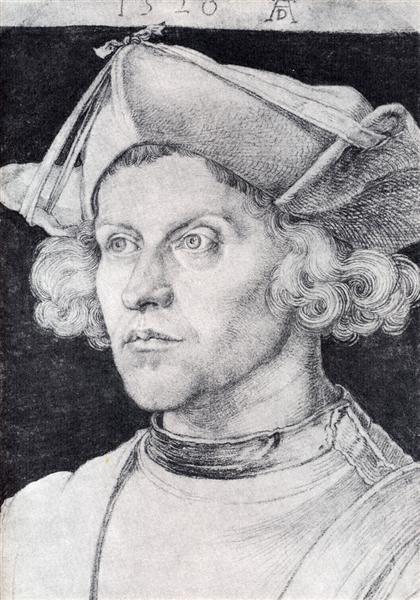 Portrait Of An Unknown Man, 1520 - Albrecht Durer
